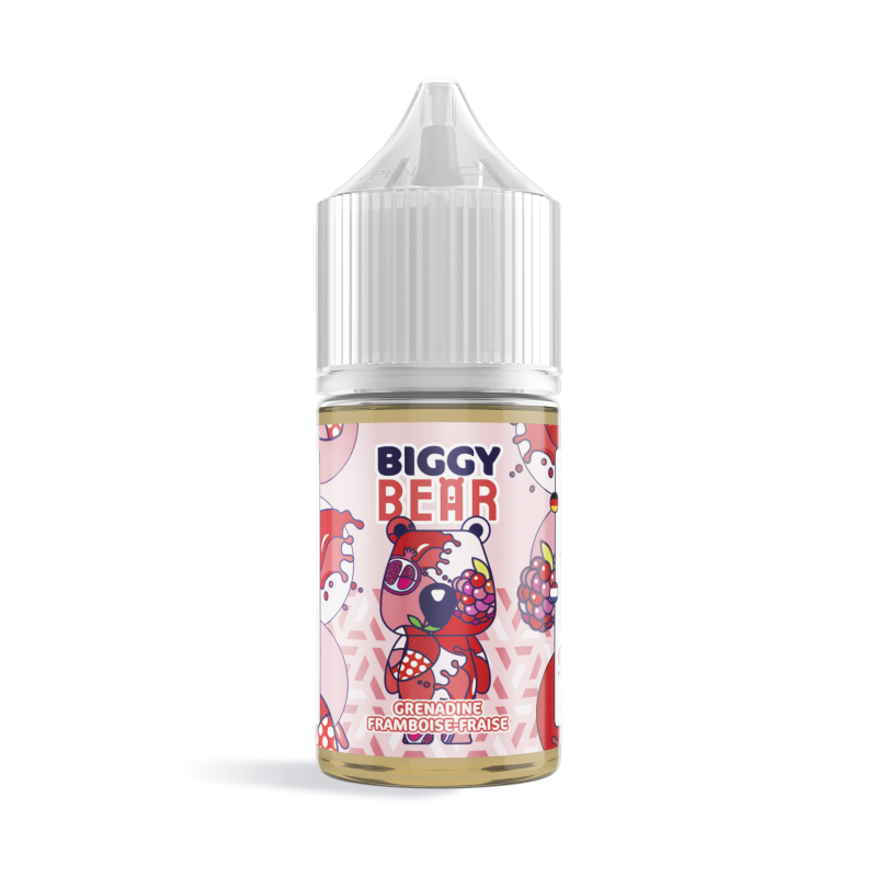 Concentré Grenadine Framboise Fraise 30ml - Biggy Bear (5 pièces) Concentré Grenadine Framboise Fraise 30ml - Biggy Bear (5 pièces)