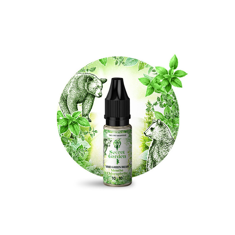 The Green Bear Salt 10ml Secret Garden - Secret's LAb (10 pièces)