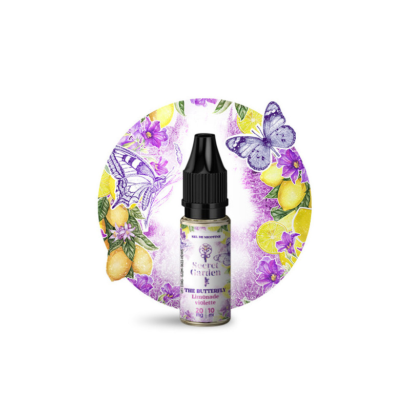 The Butterfly Salt 10ml Secret Garden - Secret's LAb (10 pièces)