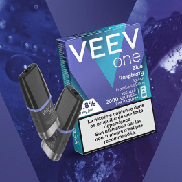 Paquet de 2 Pods pré-remplis Veev One Blue Raspberry - Veev (pack de 5)