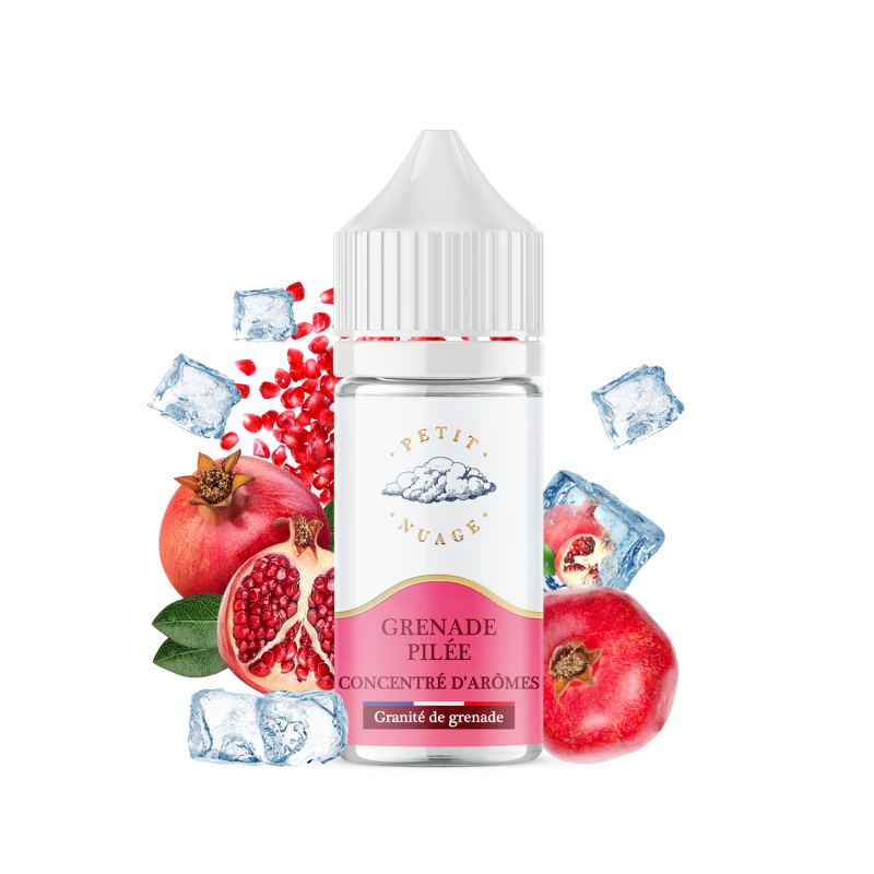 Concentré Grenade Pilée 30ml - Petit Nuage (5 pièces) Concentré Grenade Pilée 30ml - Petit Nuage (5 pièces)