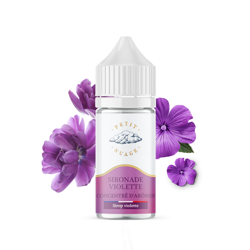Concentré Sironade Violette 30ml - Petit Nuage (5 pièces) Concentré Sironade Violette 30ml - Petit Nuage (5 pièces)