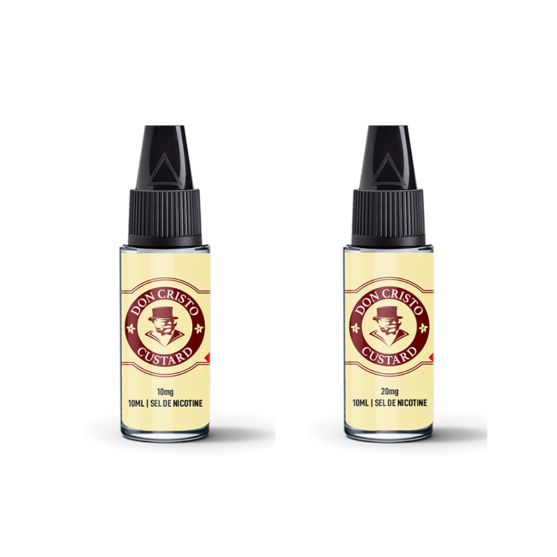 Don Cristo Custard Sel de Nicotine 10ml - PGVG Labs