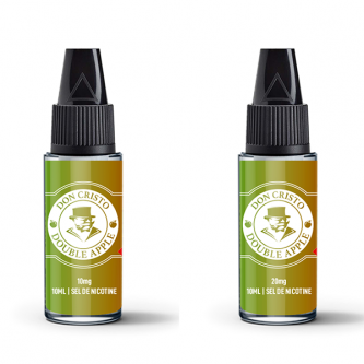 Don Cristo Double Apple Sel de Nicotine 10ml - PGVG Labs (pack de 10)