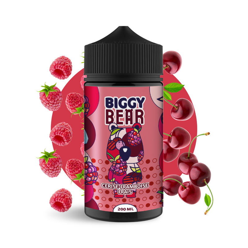 Cerise Framboise Frais 200ml - Biggy Bear