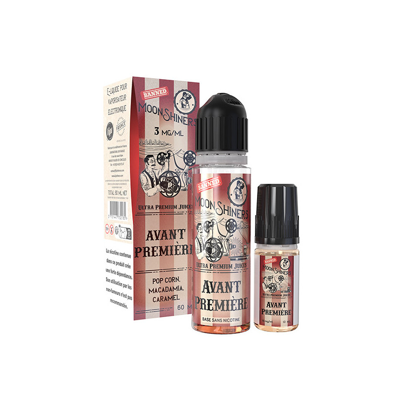 Kit Easy2Shake Avant Première 60ml Moonshiners - Le French Liquide