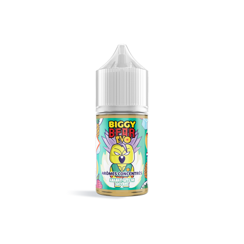 Concentré Ananas Litchi Givrés 30ml - Biggy Bear EVO (5 pièces) Concentré Ananas Litchi Givrés 30ml - Biggy Bear EVO (5 pièces)