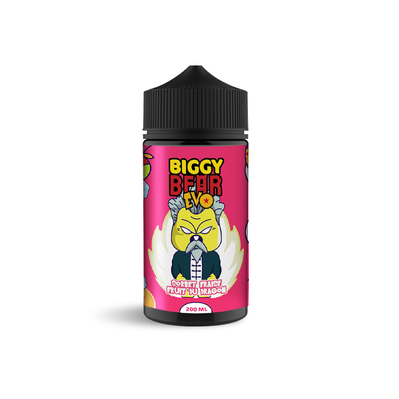 Sorbet Fraise Fruit du Dragon 200ml - Biggy Bear EVO Sorbet Fraise Fruit du Dragon 200ml - Biggy Bear EVO