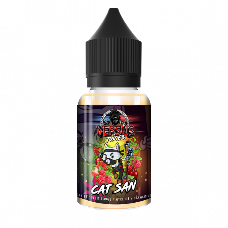 Concentré Cat San 30ml - Versus Juice (5 pièces) Concentré Cat San 30ml - Versus Juice (5 pièces)