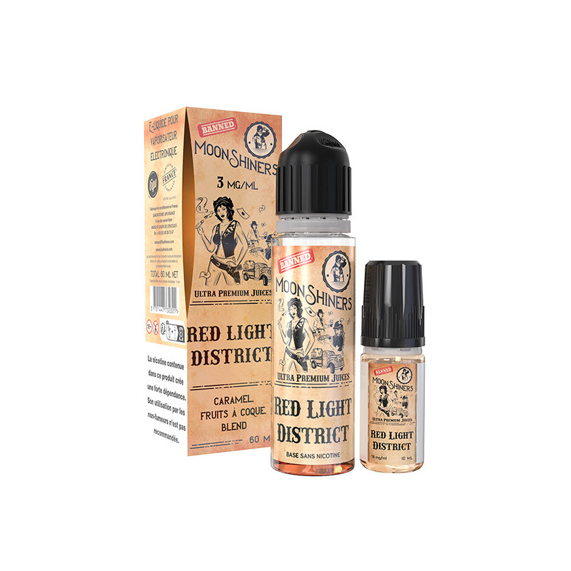 Kit Easy2Shake Red Light District 60ml Moonshiners - Le French Liquide