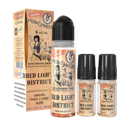 Kit Easy2Shake Red Light District 60ml Moonshiners - Le French Liquide Kit Easy2Shake Red Light District 60ml Moonshiners - Le French Liquide