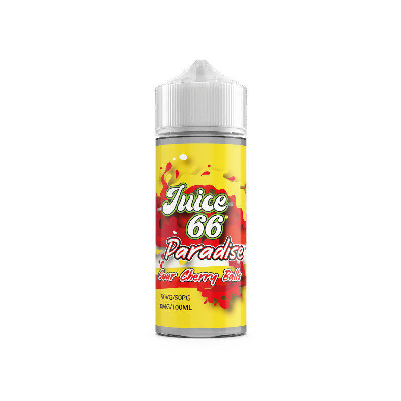 Sour Cherry Balls 100ml Paradise - Juice 66