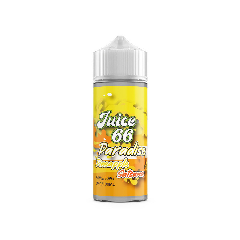 Pineapple Satsuma 100ml Paradise - Juice 66