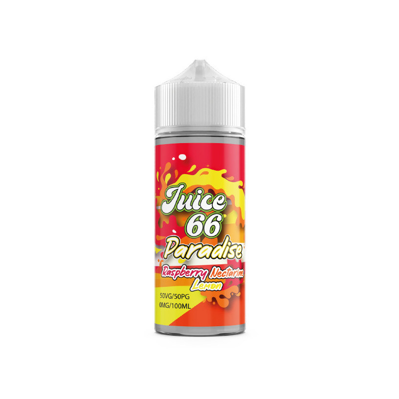 Raspberry Nectarine Lemon 100ml Paradise - Juice 66