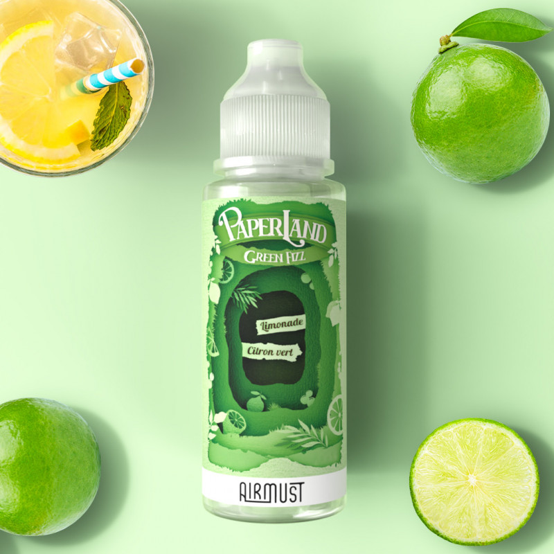 Green Fizz 100ml Paperland - Airmust