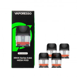 Pod de remplacement XROS Series 2ml (0.6/0.8/1.0/1.2) - Vaporesso (pack de 4) Pod de remplacement XROS Series 2ml (0.6/0.8/1.0/1.2) - Vaporesso (pack de 4)