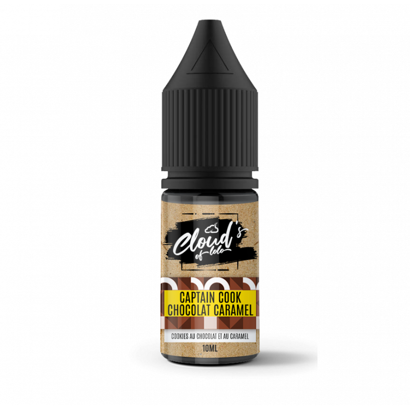 Concentré Captain Cook Chocolat Caramel 10ml - Cloud's of Lolo (10 pièces)