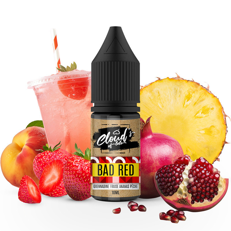 Concentré Bad Red 10ml - Cloud's of Lolo (10 pièces)