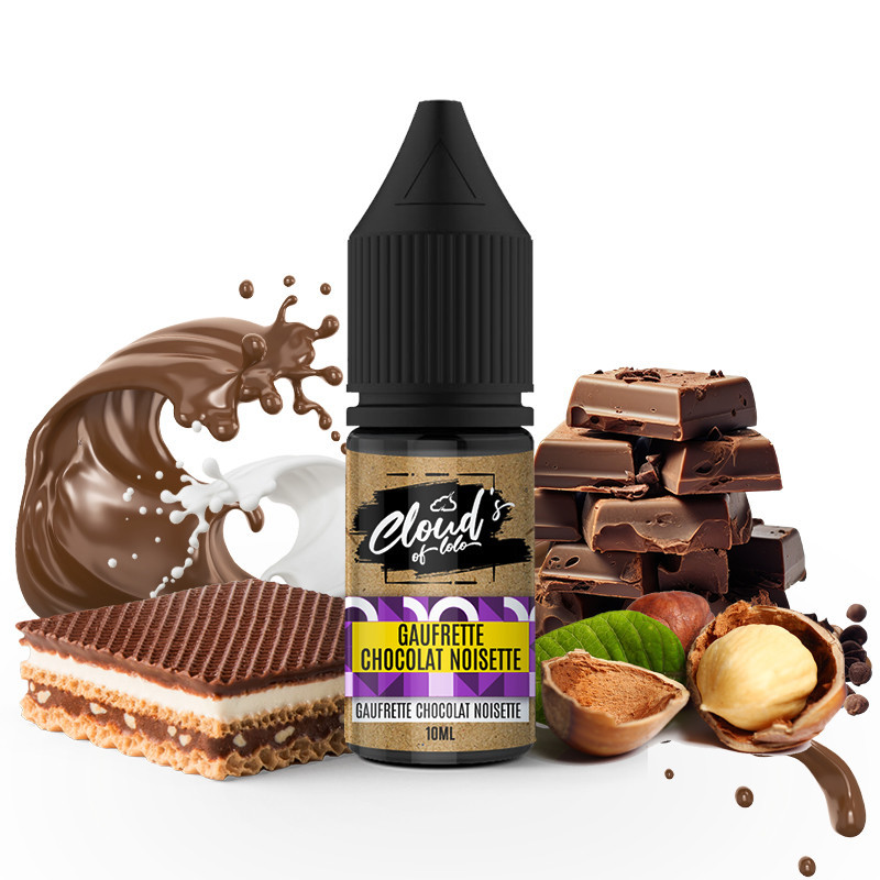 Concentré Gaufrette Choco Noisette 10ml - Cloud's of Lolo (10 pièces)