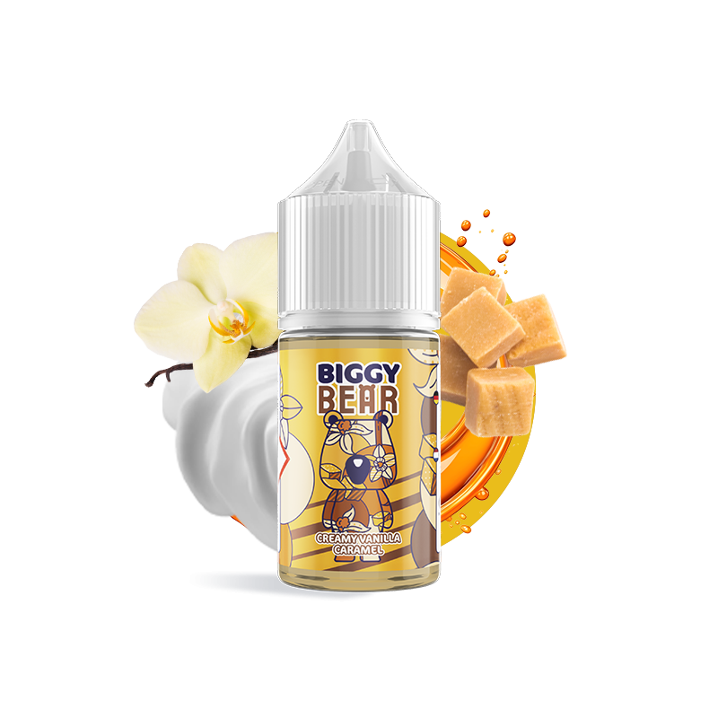 Concentré Creamy Vanilla Caramel 30ml - Biggy Bear (5 pièces)