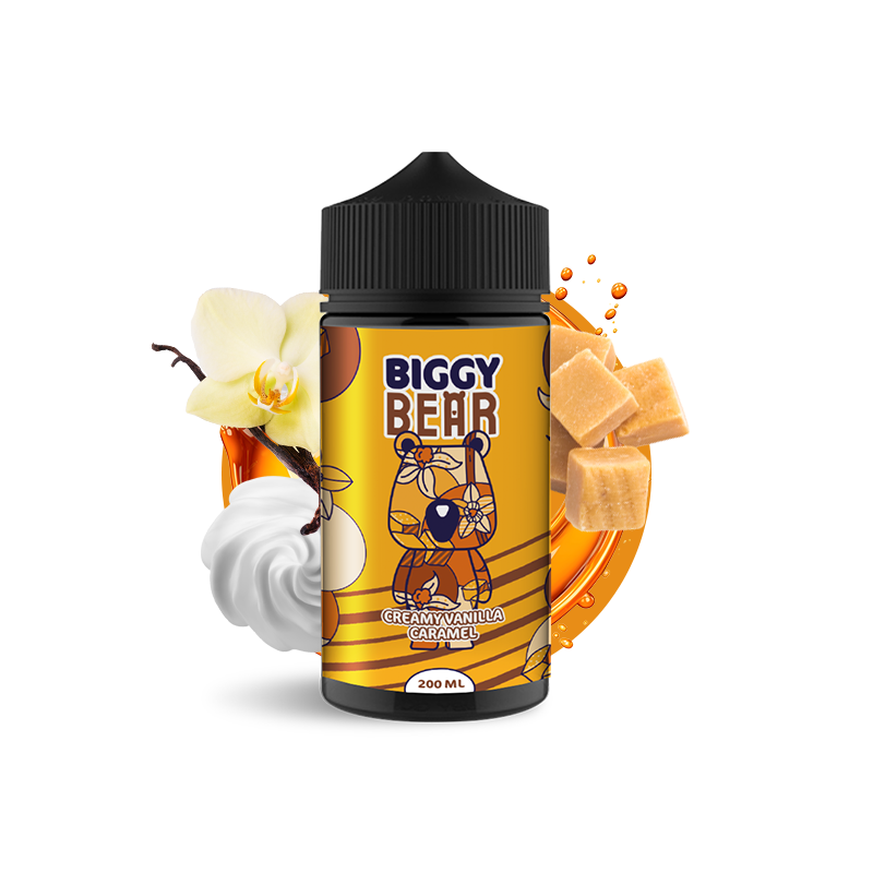 Creamy Vanilla Caramel 200ml - Biggy Bear