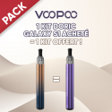 Pack Offre - Kit Pod Doric Galaxy S1 - Voopoo 1+1