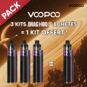 Pack Offre - Kit Pod Drag H80S - Voopoo 3+1