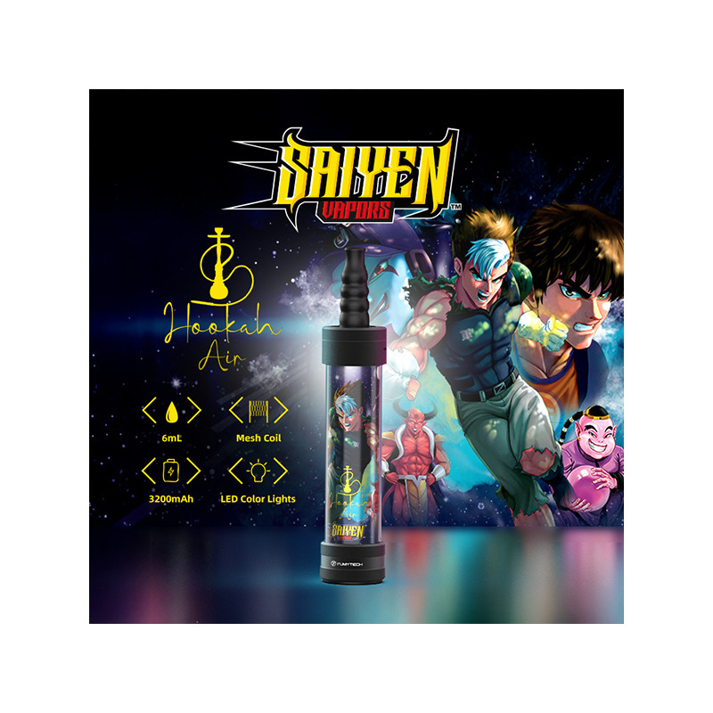 E-Chicha Portable Hookah Air 3200mAh Saiyen - Swoke x Fumytech