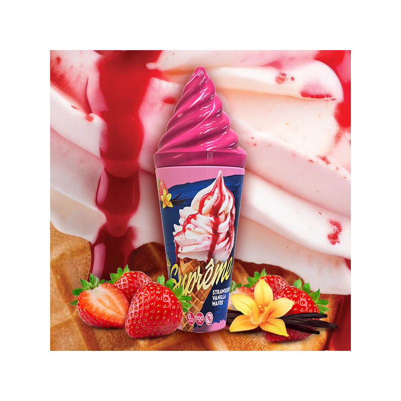 Strawberry Vanilla 100ml Suprême - E-cone - Vape Maker