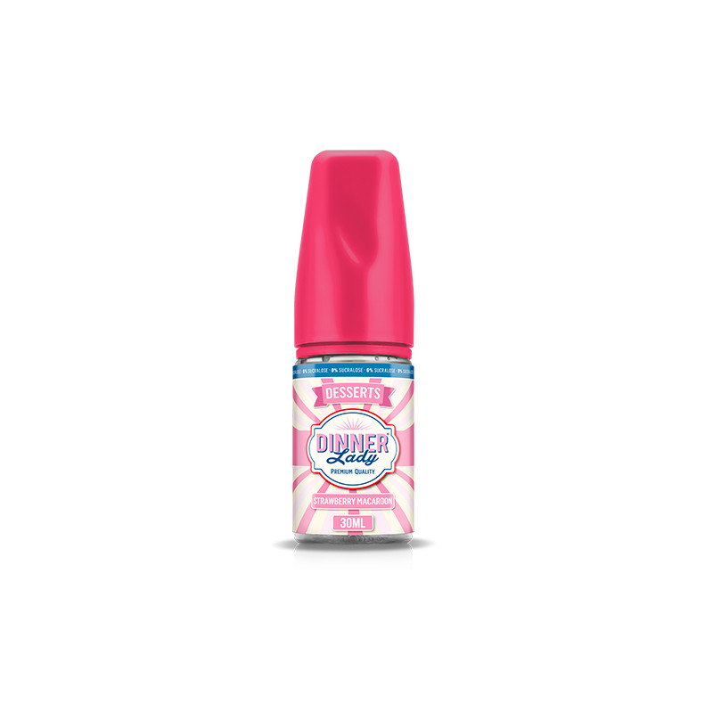 Concentré Strawberry Macaroon 0% 30ml Desserts - Dinner Lady (5 pièces)