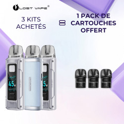 Pack Offre - Kit Thelema Nano - Lost Vape - 3+1 pack de cartouches