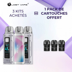 Pack Offre - Kit Thelema Nano - Lost Vape - 3+1 pack de cartouches