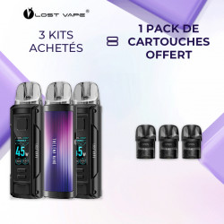Pack Offre - Kit Thelema Nano - Lost Vape - 3+1 pack de cartouches