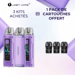Pack Offre - Kit Thelema Nano - Lost Vape - 3+1 pack de cartouches