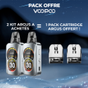 Pack Offre - Kit Pod Argus A 1100mAh - Voopoo 2+1 pack de pods