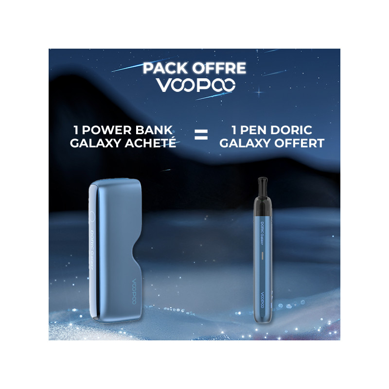 Pack Offre - Powerbank Doric Galaxy + Pen Doric Galaxy - Voopoo 1+1