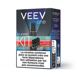 Kit Pod Veev One 4 recharges Saveurs Classiques (20mg/ml) - Veev