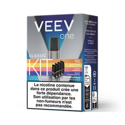 Kit Pod Veev One 4 recharges Saveurs Fruitées (20mg/ml) - Veev