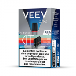 Kit Pod Veev One 4 recharges Saveurs Fruitées (9mg/ml) - Veev