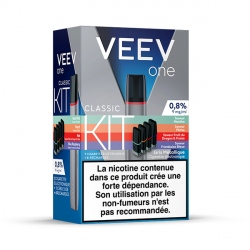 Kit Pod Veev One 4 recharges Saveurs Fruitées (9mg/ml) - Veev