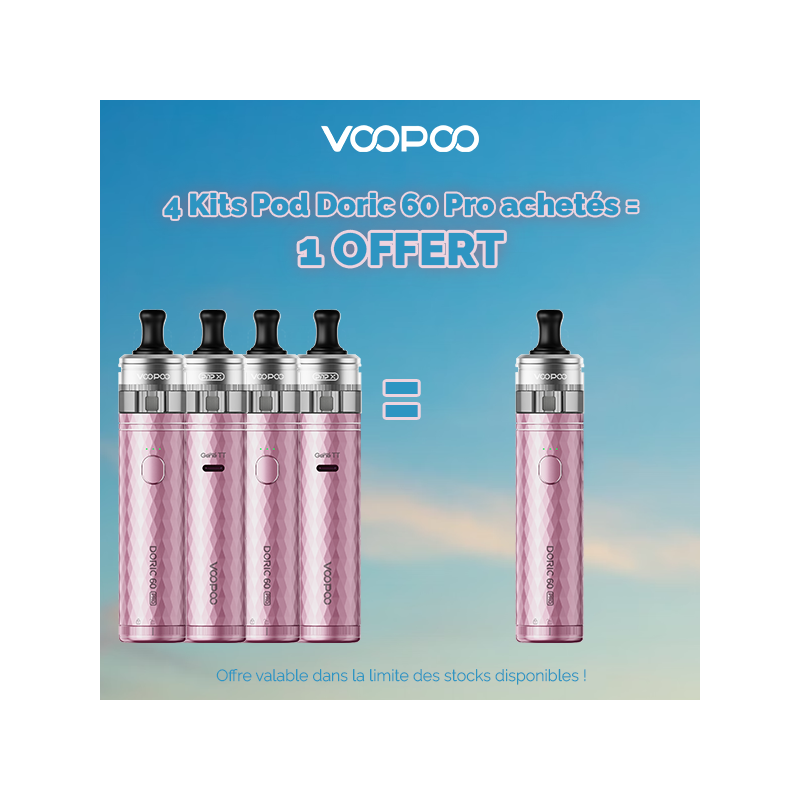 Pack Offre - Kit Doric 60 Pro Special Edition - Voopoo 4+1