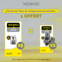 Pack Offre - Pod de remplacement Argus Pod Top Fill 3ml (0.4/0.7/1.0) - Voopoo (pack de 3) 5+1