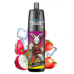 Puff Tornado 15K Dragon Strawberry Ice 650mAh 14ml - Tornado x White Rabbit