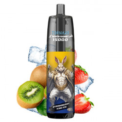 Puff Tornado 15K Strawberry Kiwi Ice 650mAh 14ml - Tornado x White Rabbit