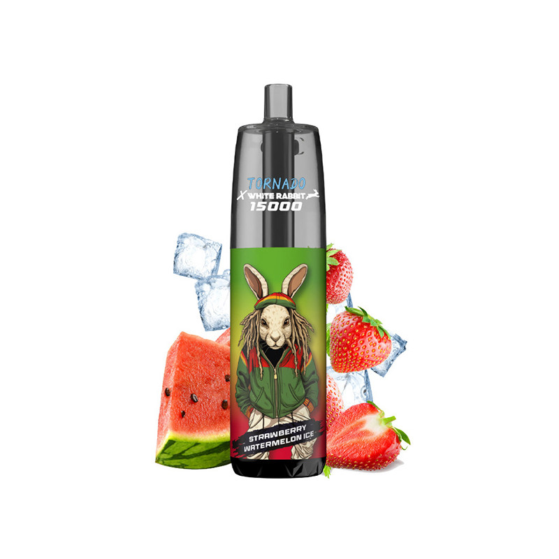 Kit Pod Tornado Strawberry Watermelon Ice 650mAh 14ml - Tornado x White Rabbit