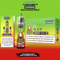 Puff Tornado 15K Strawberry Watermelon Ice 650mAh 14ml - Tornado x White Rabbit