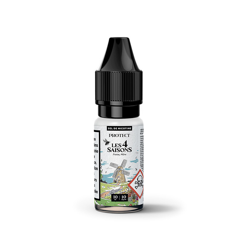 Fraise Mûre Salt 10ml Printemps - Les 4 Saisons - Protect (10 pièces)