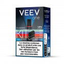 Kit Veev One Saveurs Classiques V2 1.8% (20mg/ml) - Veev (+ 4 recharges)