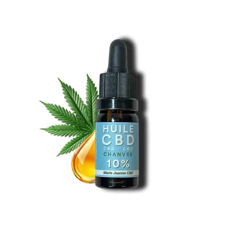 Huile CBD Full Spectrum 10ml - Marie Jeanne