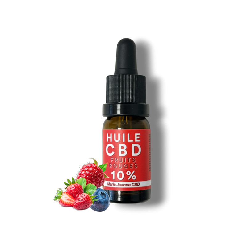 Huile CBD Fruits Rouges 10ml - Marie Jeanne